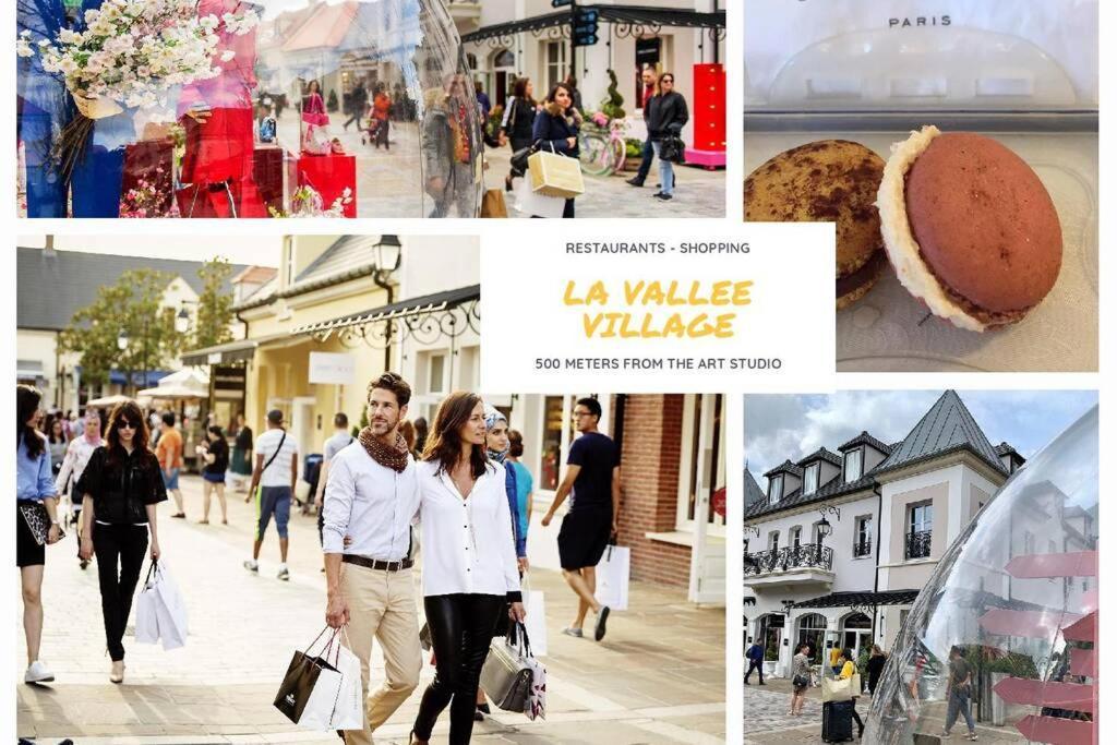 Studio Art - Shopping Center And Train Station 500M - Disneyland Paris 5Min モンテヴラン エクステリア 写真